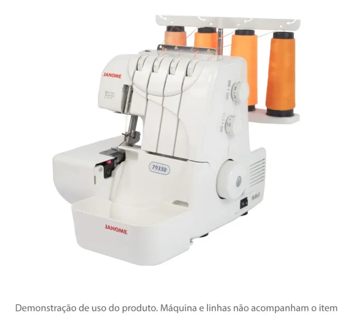 Máquina de Costura Overlock Janome 7933D - Imagem 3
