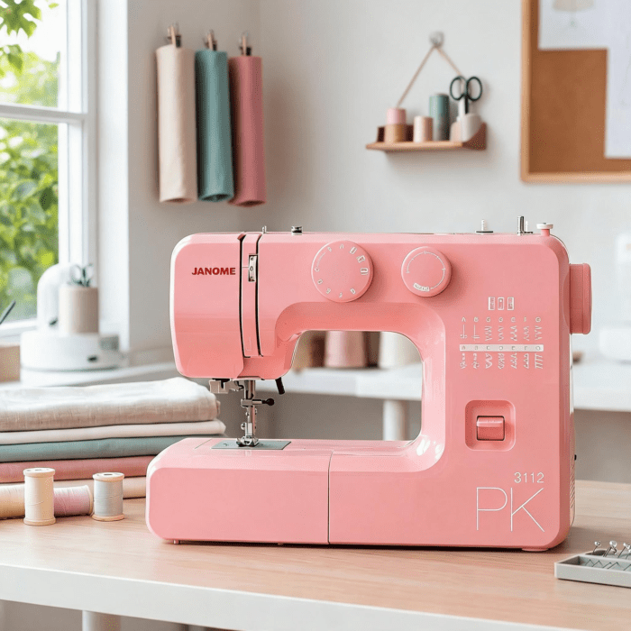Máquina de Costura Janome 3112PK — Design Moderno com 12 Pontos e Estrutura Reforçada - Imagem 2